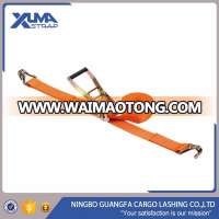 Competitive price Ratchet Tie Down Straps with J Hook Europe type tie down strap Tie Down Straps/50mm*4T