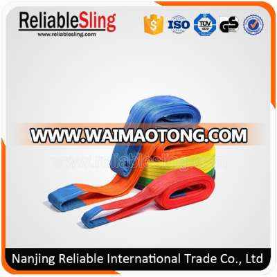 EN1492-1 CE GS Duplex Polyester Webbing Sling With Reinforced Lifting Eye