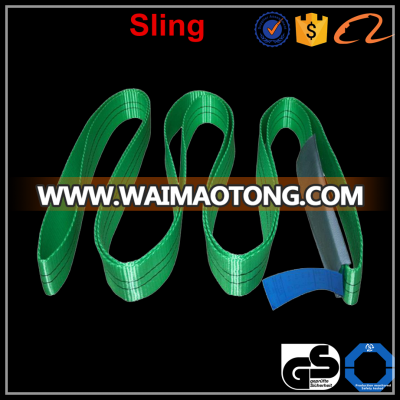 flat lifting sling endless in webbing sling cargo sling lift belt rigging belt CE TUV GS certified