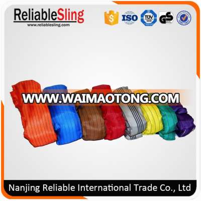 EN 1492-1 Polyester Color Code Soft Round Lifting Sling Belt