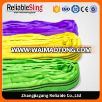 High Flexible Polyester Endless Lifting Ropes Slings