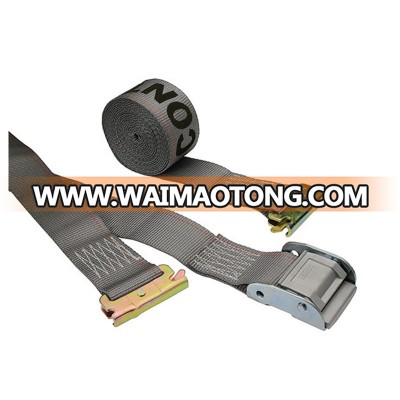 2" 16' grey 3000lbs capacity cam locking buckle tie down straps