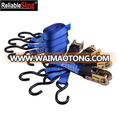 Polyester Webbing Ratchet Cargo Lashing for Transportation