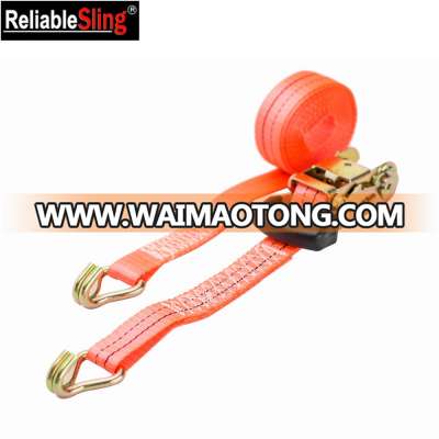 Utility Trailer Vehicle Ratcheting Cargo Belt Tightening Strap