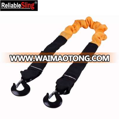 Heavy Duty Emergency Flexible Tow Rope with Forged Hooks